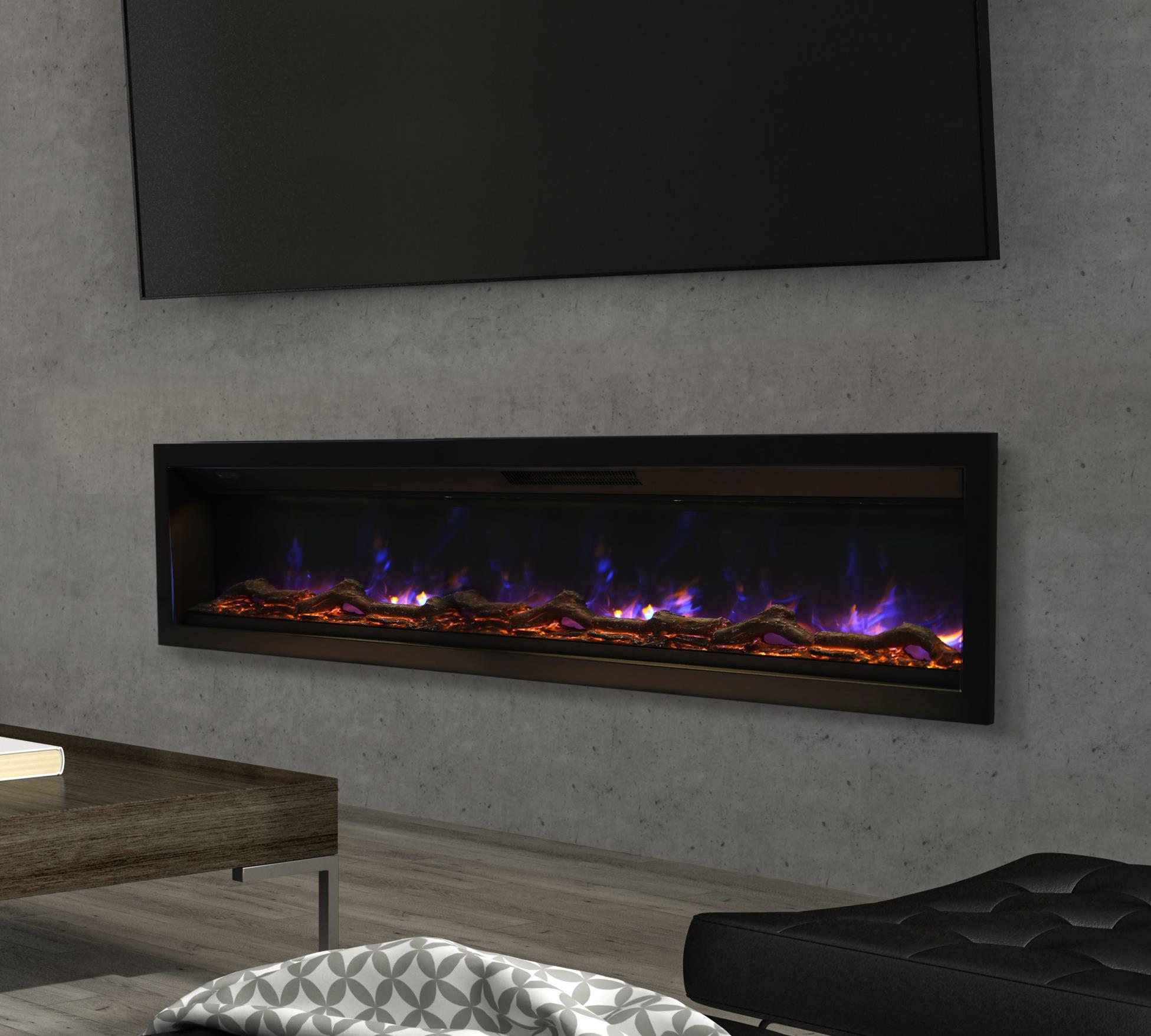 Electric Fireplaces - Electric In-Wall - Kastle Fireplace