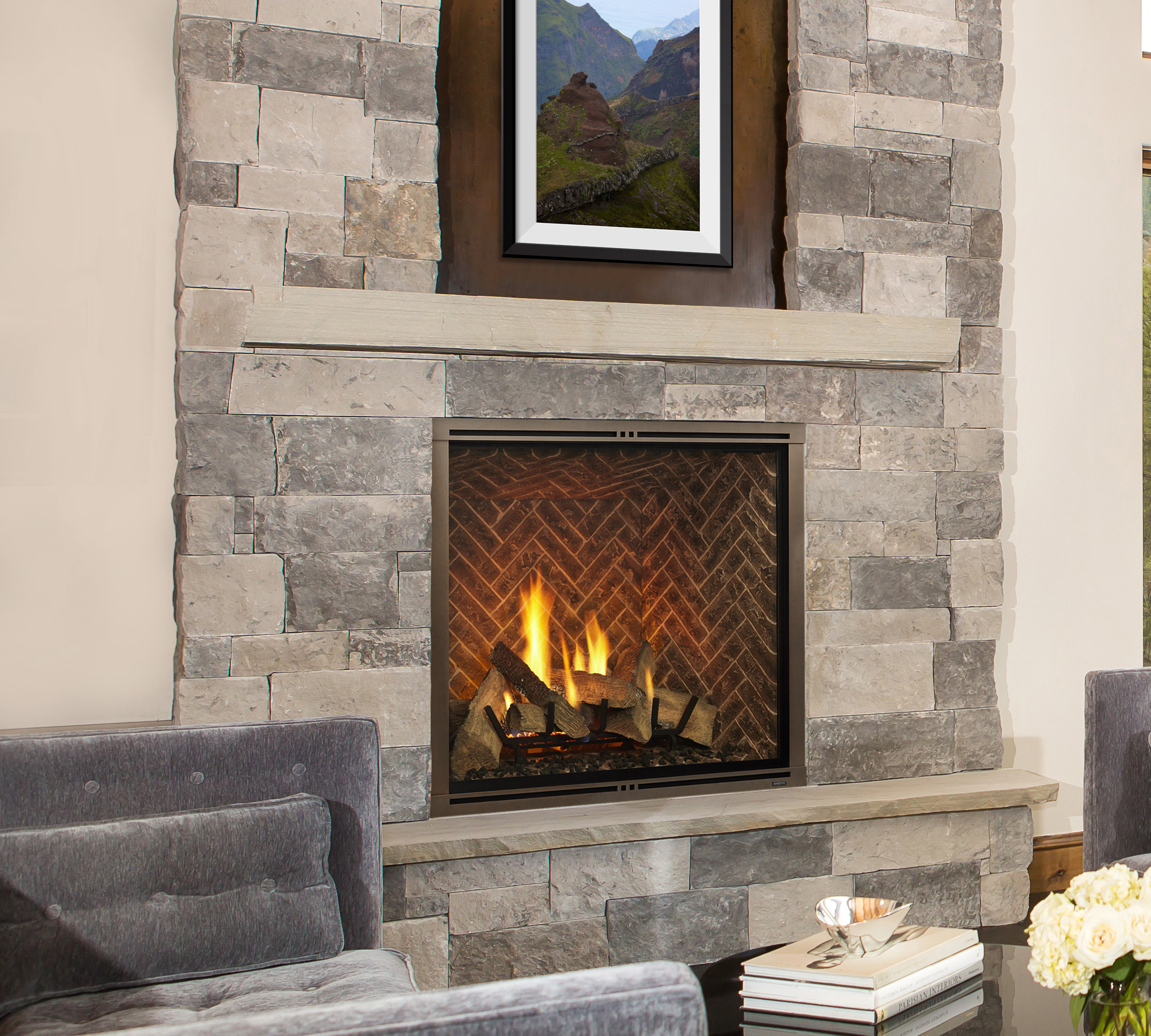 Gas Fireplaces - Marquis II - Kastle Fireplace