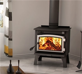 Wood Heater Enerzone Solution 1.6 Pedestal Fireplace